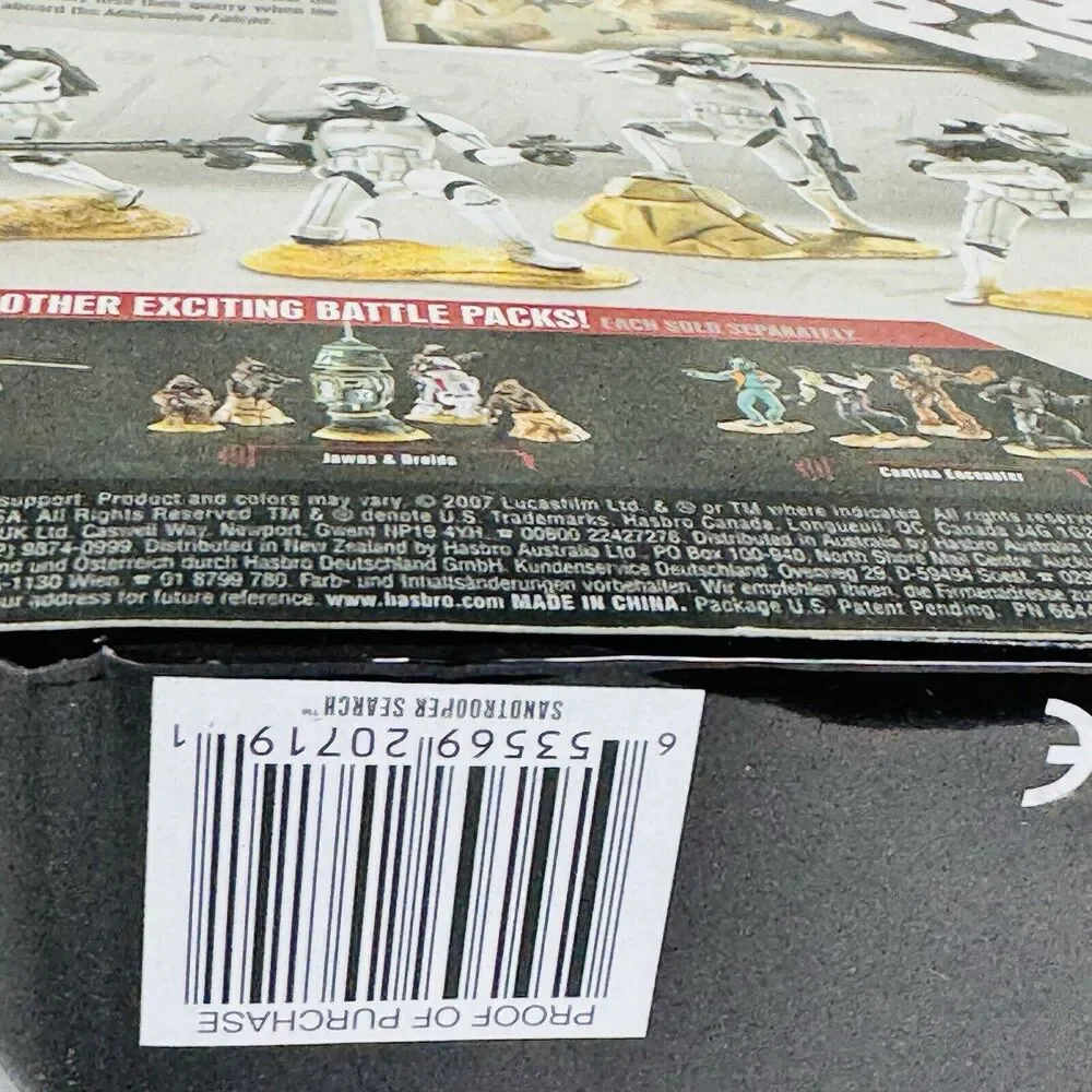 Star‎ Wars Unleashed Battle Pack Figure Sandtrooper Search Hasbro Stormtrooper